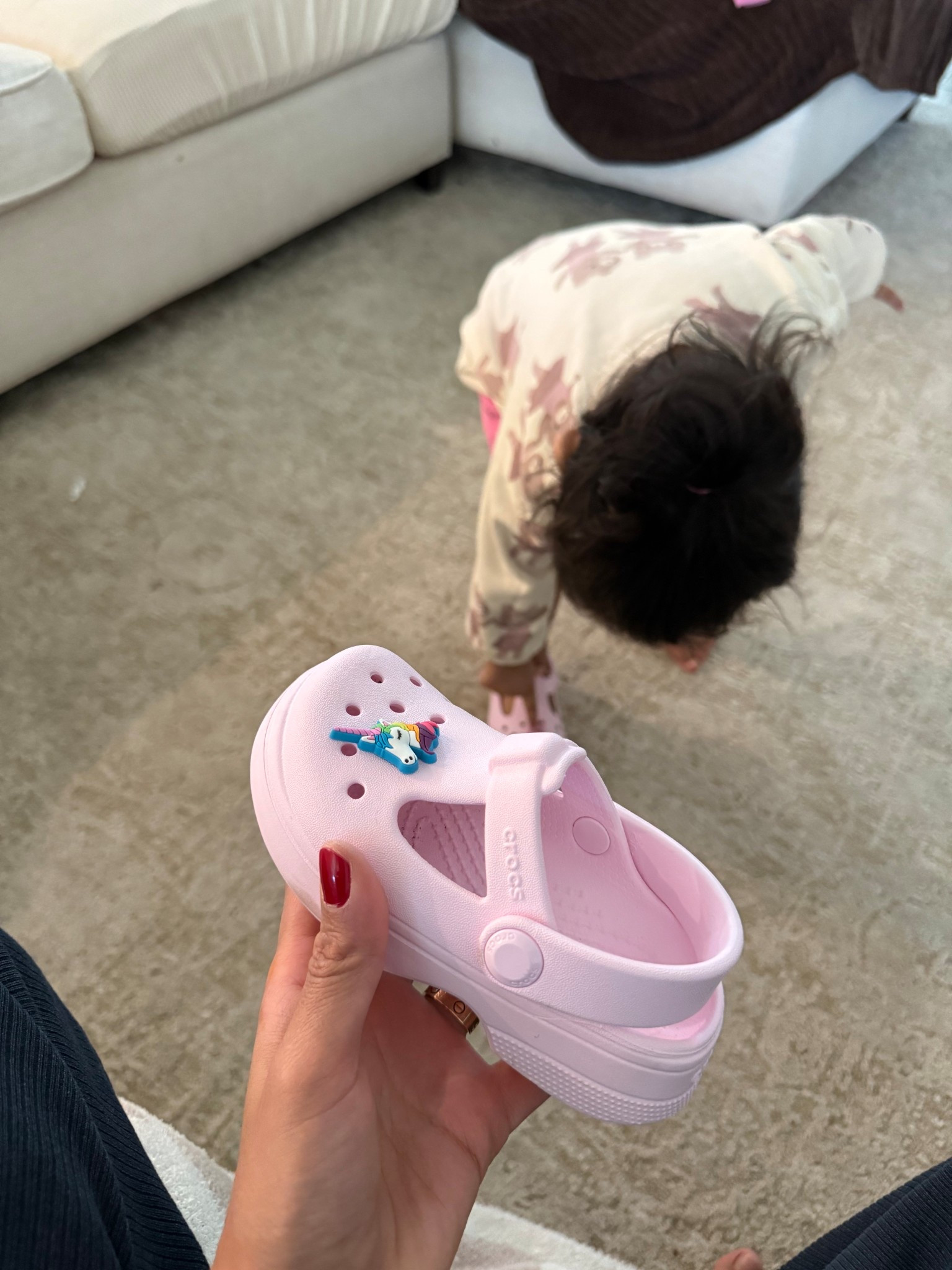 Inaya’s new crocs. Loving this style it’s so fudge 

#LTKmomlife #LTKBaby #LTKFindsUnder50