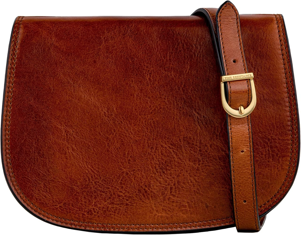 Time Resistance Leder Umhängetasche Damen - Messenger Bags - Schultertasche - Ledertasche - Dame... | Amazon (DE)