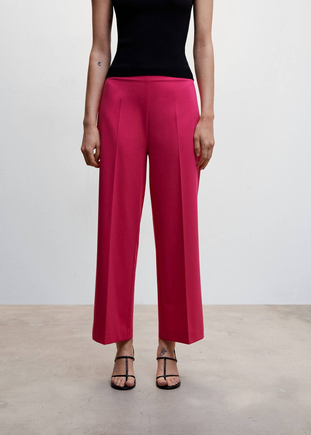 Straight culotte pants | MANGO (US)