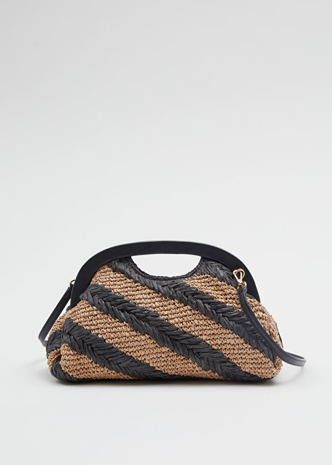 Leather Framed Raffia Clutch | & Other Stories (EU + UK)