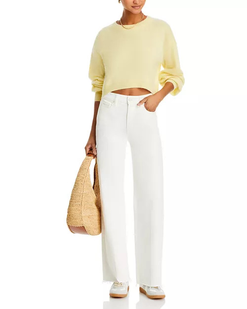 PAIGE Anessa 31 High Rise Raw Hem Jeans | Bloomingdale's Women | Bloomingdale's (US)