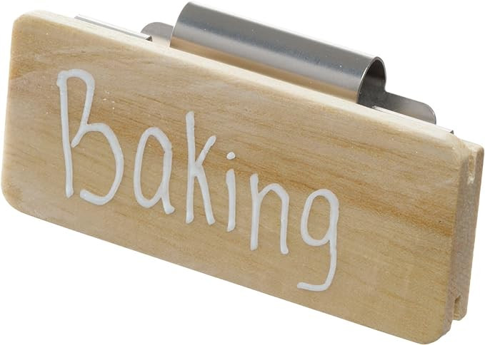 iDesign Wood Clip-On Labels for Storage Bins, Set of 3, The Rosanna Pansino Collection – 3.25... | Amazon (US)