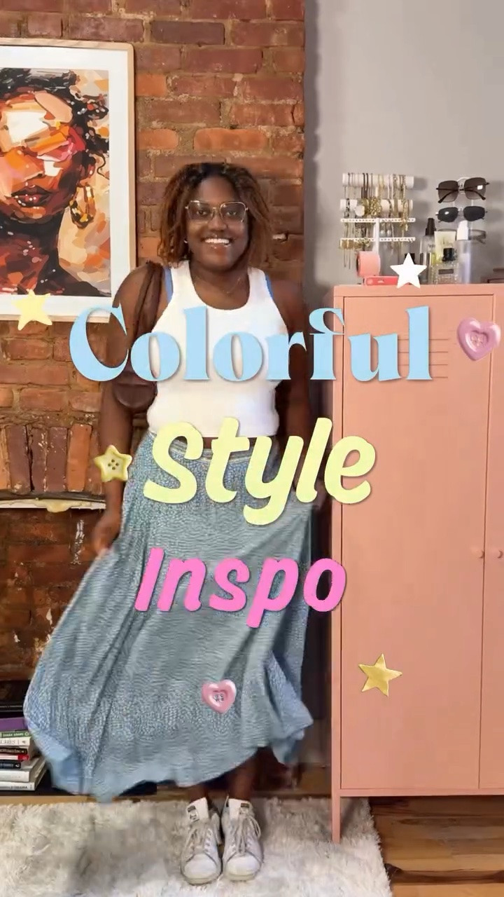 signed a girl who loves wearing colorful outfits💐📚🛍️

#fashionreelscreator #stylingvideos #summerfashion2026 
{colorful style inspo, casual fashion outfits, size 10-12 style}