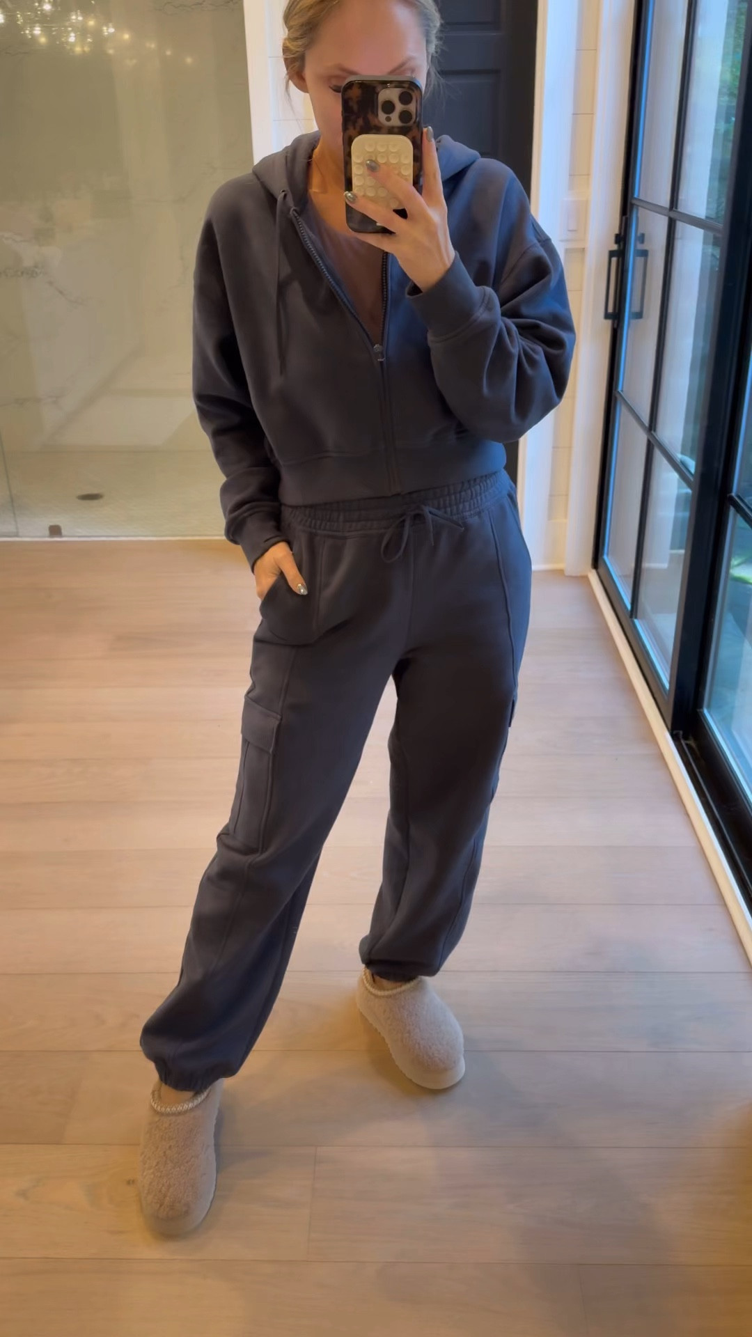 Cozy fleece joggers and hoodie. Wearing small. Gift for her. 

#LTKGiftGuide #LTKOver40 #LTKFindsUnder100