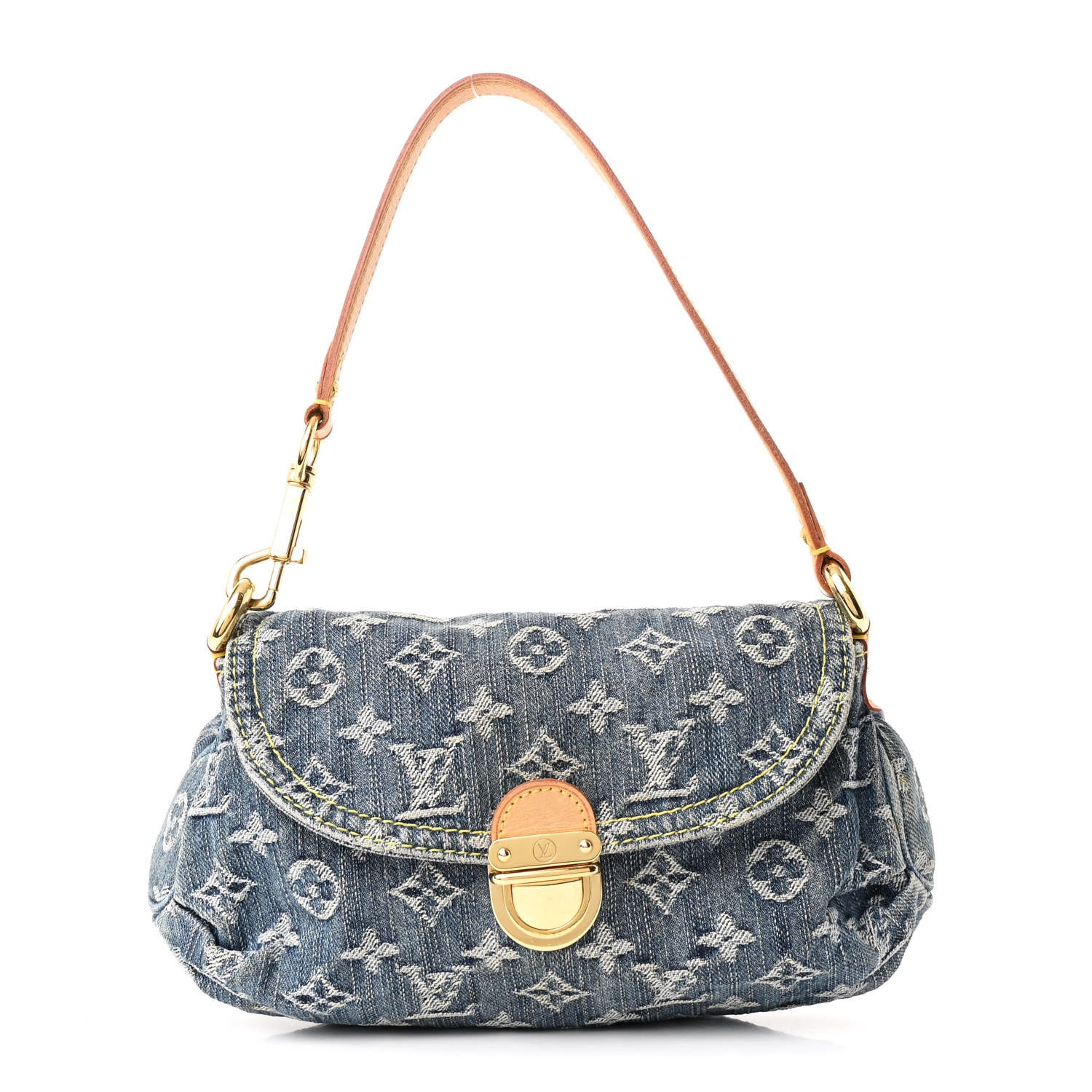 Louis Vuitton Monogram Denim Mini Pleaty Blue 1758511 | FASHIONPHILE (US)