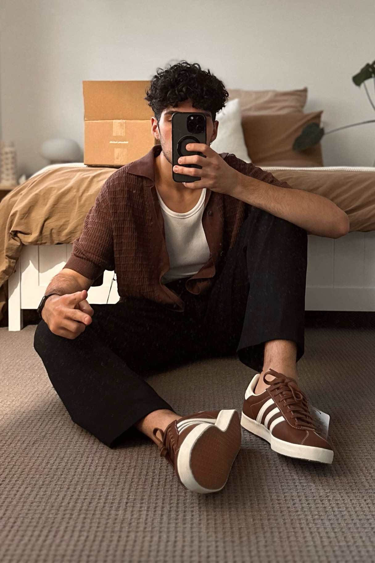 Adding more chocolate brown pieces to my wardrobe. PSA: The knit and sneakers are on sale right now. 👀🤎

#LTKaustralia #LTKwinter #LTKmens