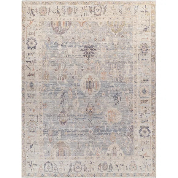 Becki Owens x Surya Marlene Vintage Pale Blue Area Rug | Wayfair North America