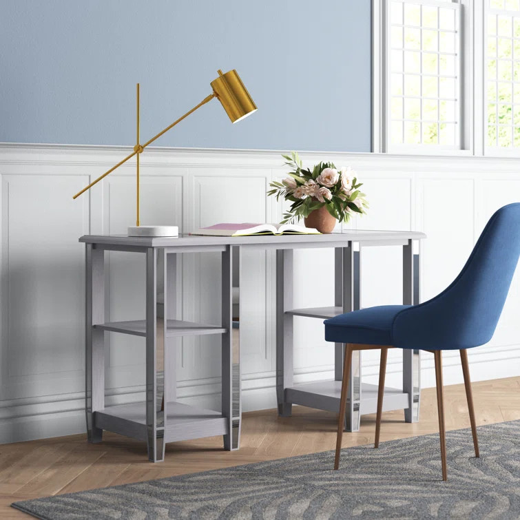 Clauson Glass Writing Desk | Wayfair North America