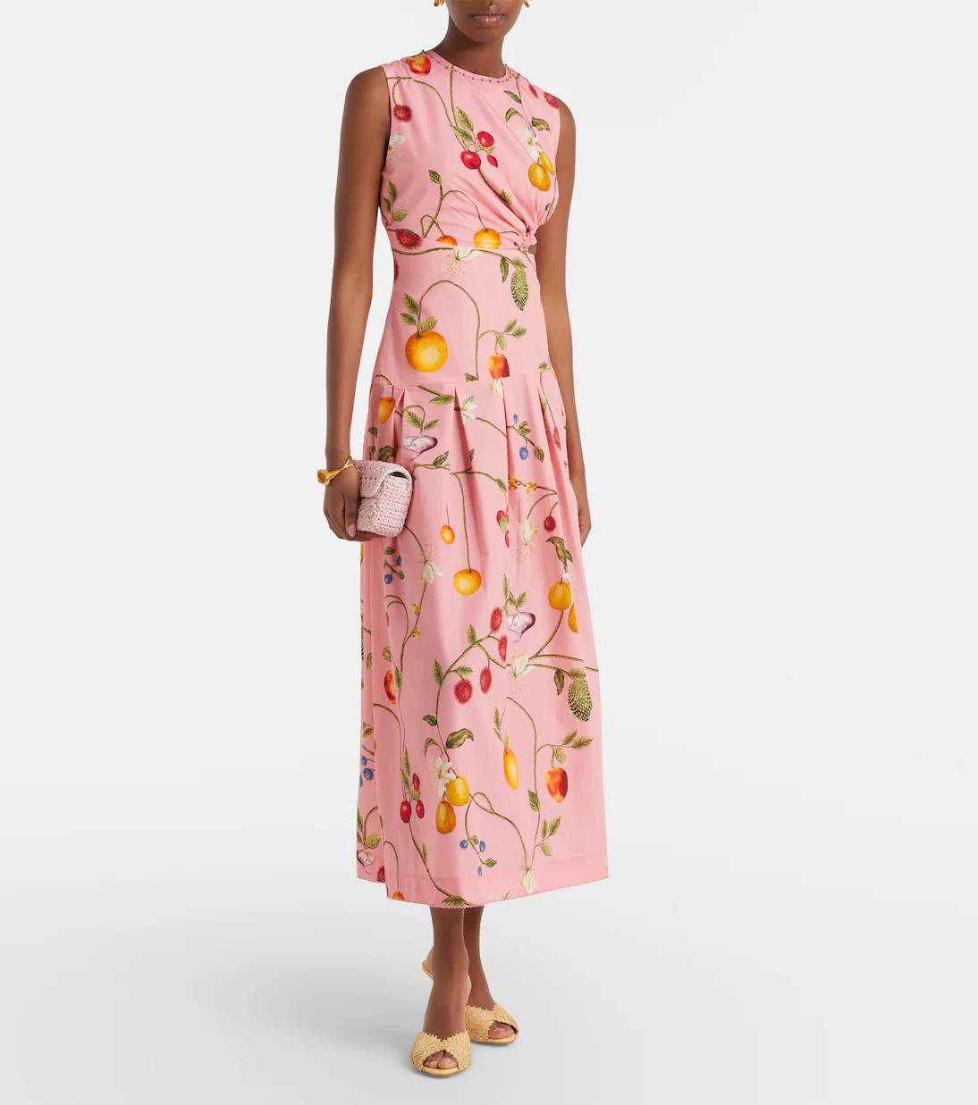 Otoño printed cotton midi dress | Mytheresa (INTL)