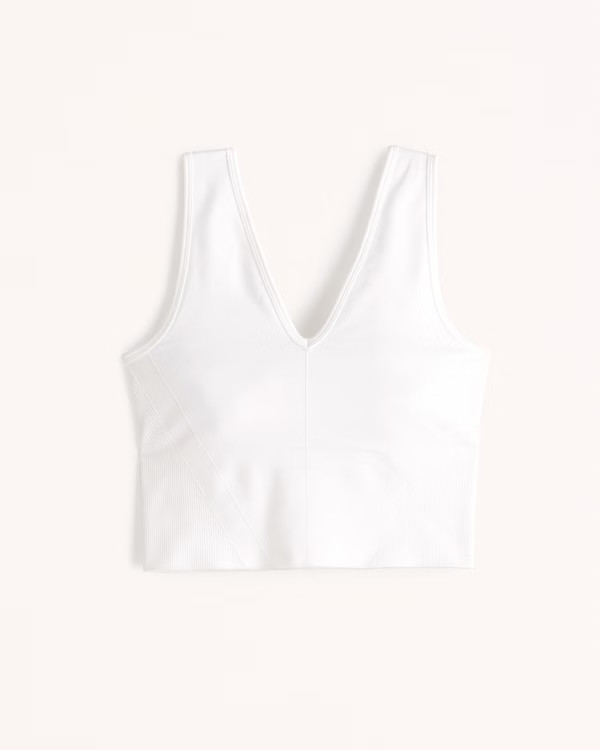 YPB seamlessCORE V-Neck Slim Tank | Abercrombie & Fitch (US)