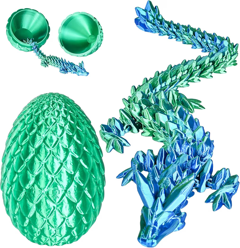 Dragon Eggs with Dragon Inside, 3D Printed Surprise Funny Gifts for Kids, Articulated Dragon Fidg... | Amazon (US)