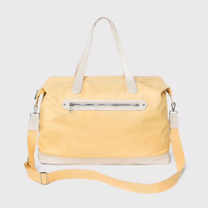 Zip Closure Weekender Bag - A New Day™ Yellow | Target