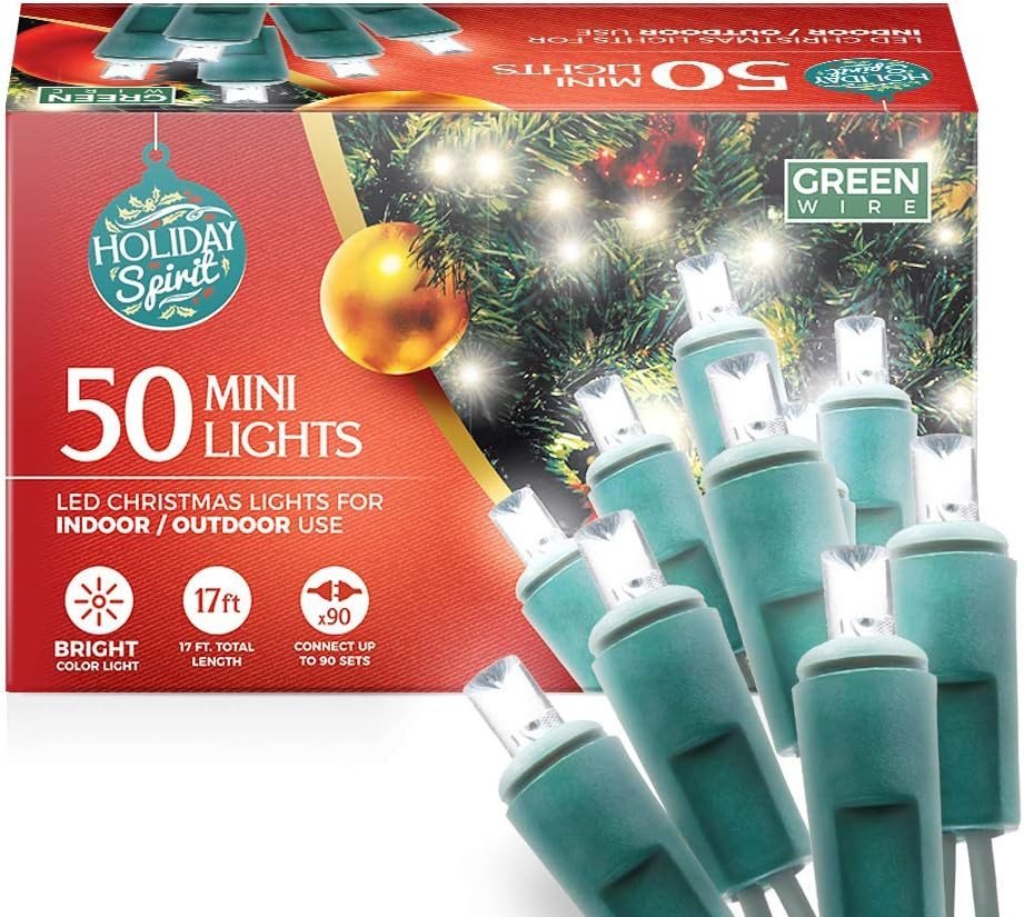 Amazon.com: Christmas String Lights, 50 Premium LED Mini Christmas String Lights, Indoor/ Outdoor... | Amazon (US)