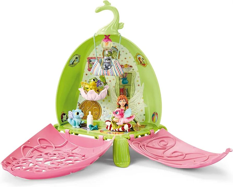 Schleich bayala Fairy Marween's Animal Playschool with Fairy and Baby Dragon Playset - First Magi... | Amazon (US)