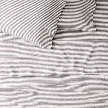 European Flax Linen Classic Stripe Sheet Set & Pillowcases | West Elm (US)