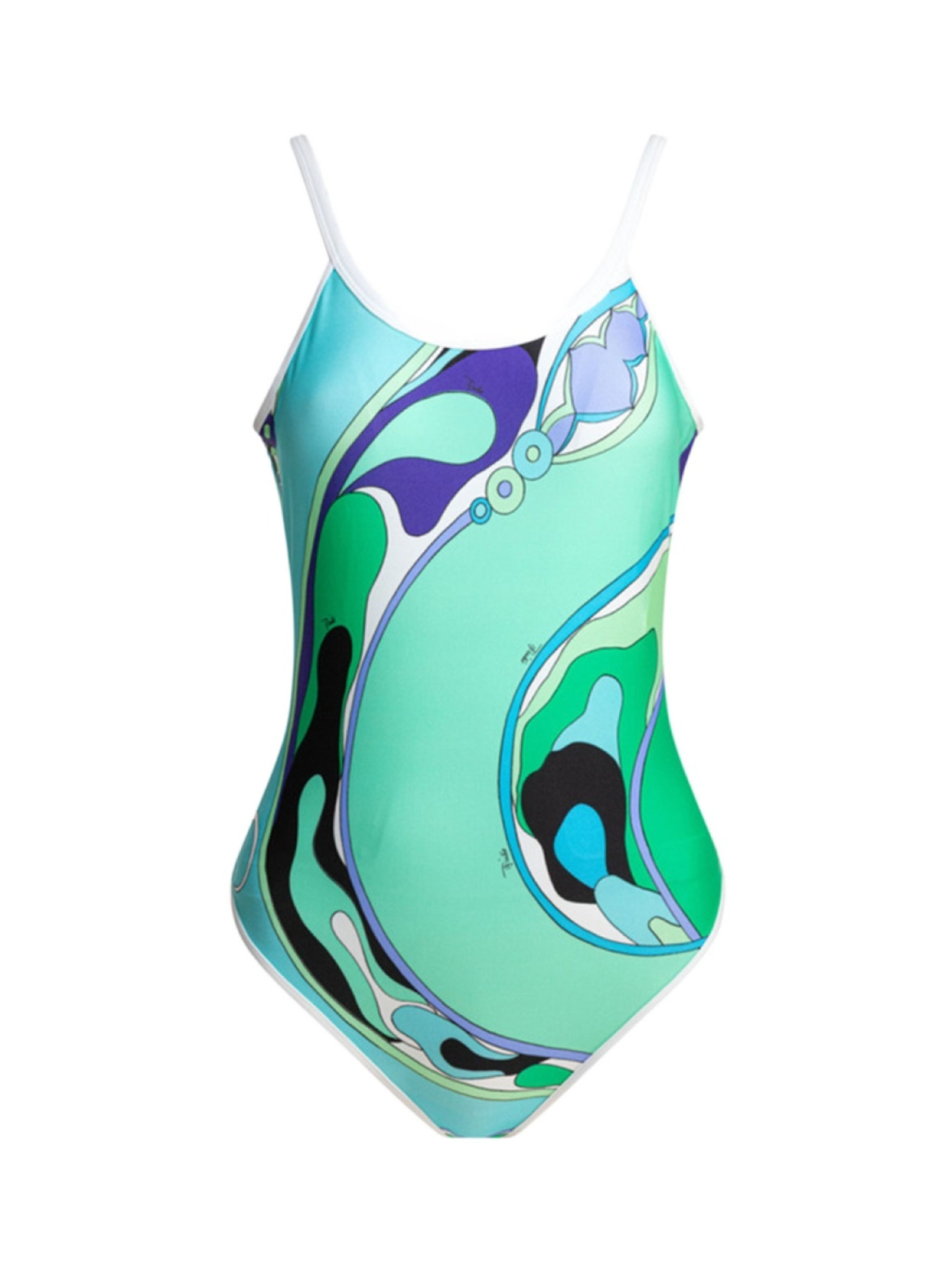 PUCCI Stretch Abstract Printed Swimsuit | Senser US