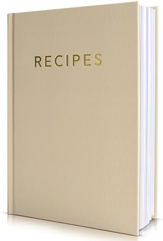 ZICOTO Aesthetic Blank Recipe Book with Waterproof Cover - The Perfect Recipe Notebook To Write I... | Amazon (US)
