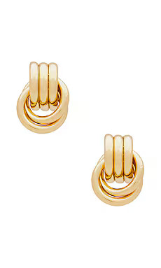 Heaven Mayhem Baby Knot Earrings in Gold from Revolve.com | Revolve Clothing (Global)