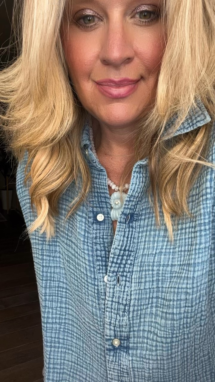 ✨Tap the bell, save and ❤️ for over 40 fashion, midlife style, midsize fashion and luxury looks for less. 

I stopped believing my body was the problem… and started dressing for the body I have now. That is when I found myself again.🤍

These are the 4 pieces I’m reaching for on repeat because they check every Outfit Physics™ box:

✨ The striped two-piece that looks effortlessly polished.
✨ The gorgeous blue button-down that feels like cool air.
✨ The striped tank + gauze pants that never cling.
✨ A Tuckernuck quality  dress that looks luxe for under $35.

Every piece is:
✔️ Belly-friendly
✔️ Heat-approved
✔️ Comfortable without looking casual
✔️ Easy to mix and match all summer

Looking polished in the heat shouldn’t mean feeling uncomfortable. The right pieces skim instead of cling, create balance, and help you feel like yourself again.

Comment SUMMER and I’ll send every link before they’re gone. 🤍

1. White strip button M (size down if in between sizes.) 2. Stripe pants L (size up if in between sizes.) 3. Blue button down M (size down if in between sizes.) 4. White gaze pants L (size up if in between sizes.) 5. Blue Polo dress L (size up if in between sizes.) 

👑 Helping you look good, feel good with Outfit Physics™.

#midlifestyle #over40fashion #over50style #midsizefashion #bellyfriendly

Comment SHOP below to receive a DM with the link to this post on my LTK ⬇ https://liketk.it/6hk10

#LTKOver40 #LTKMidsize #LTKPlusSize

Comment SHOP below to receive a DM with the link to this post on my LTK ⬇ https://liketk.it/6hkma