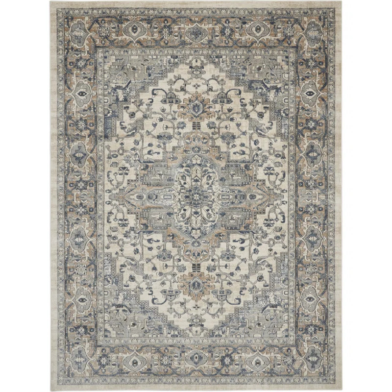 Jurado Oriental Ivory/Gray/Beige Area Rug | Wayfair North America