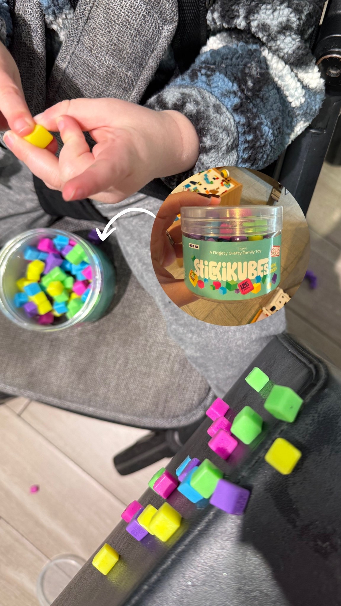 a fave for on the go! everyone loved on our last trip - especially the big kids! these sticky cubes stick to any surface other than fsbric + leave no residue - car windows, airplane trays, hair salon chairs 🫠

gifts for kids//travel toys//easter basket ideas//stocking ideas//gifts under $20

#LTKTravel #LTKKids #LTKSeasonal