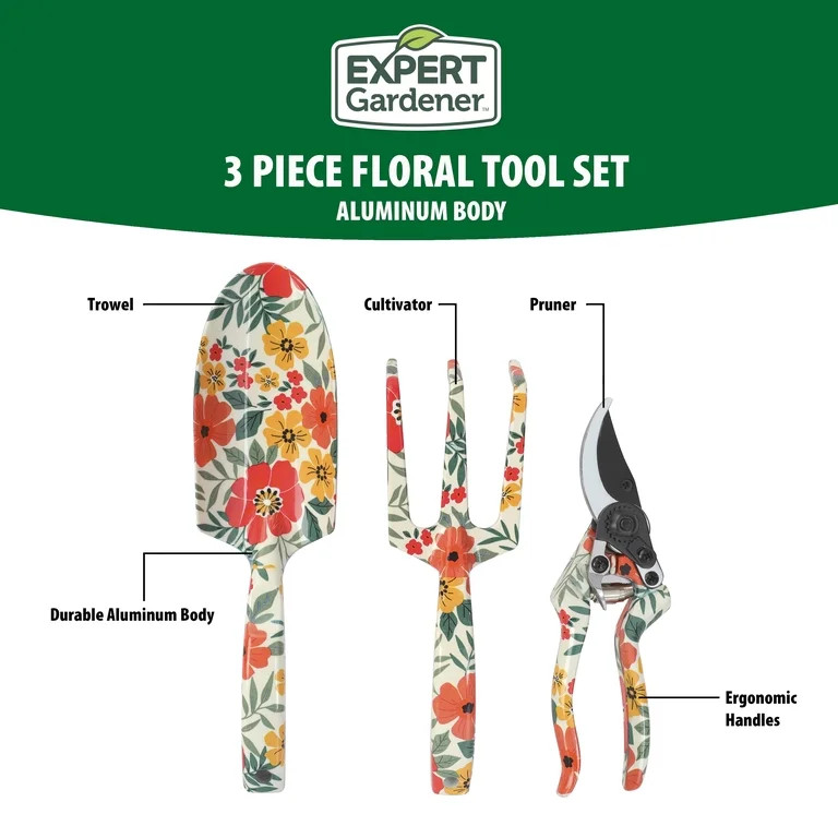 Expert Gardener Floral Tool 3 Piece Set | Walmart (US)