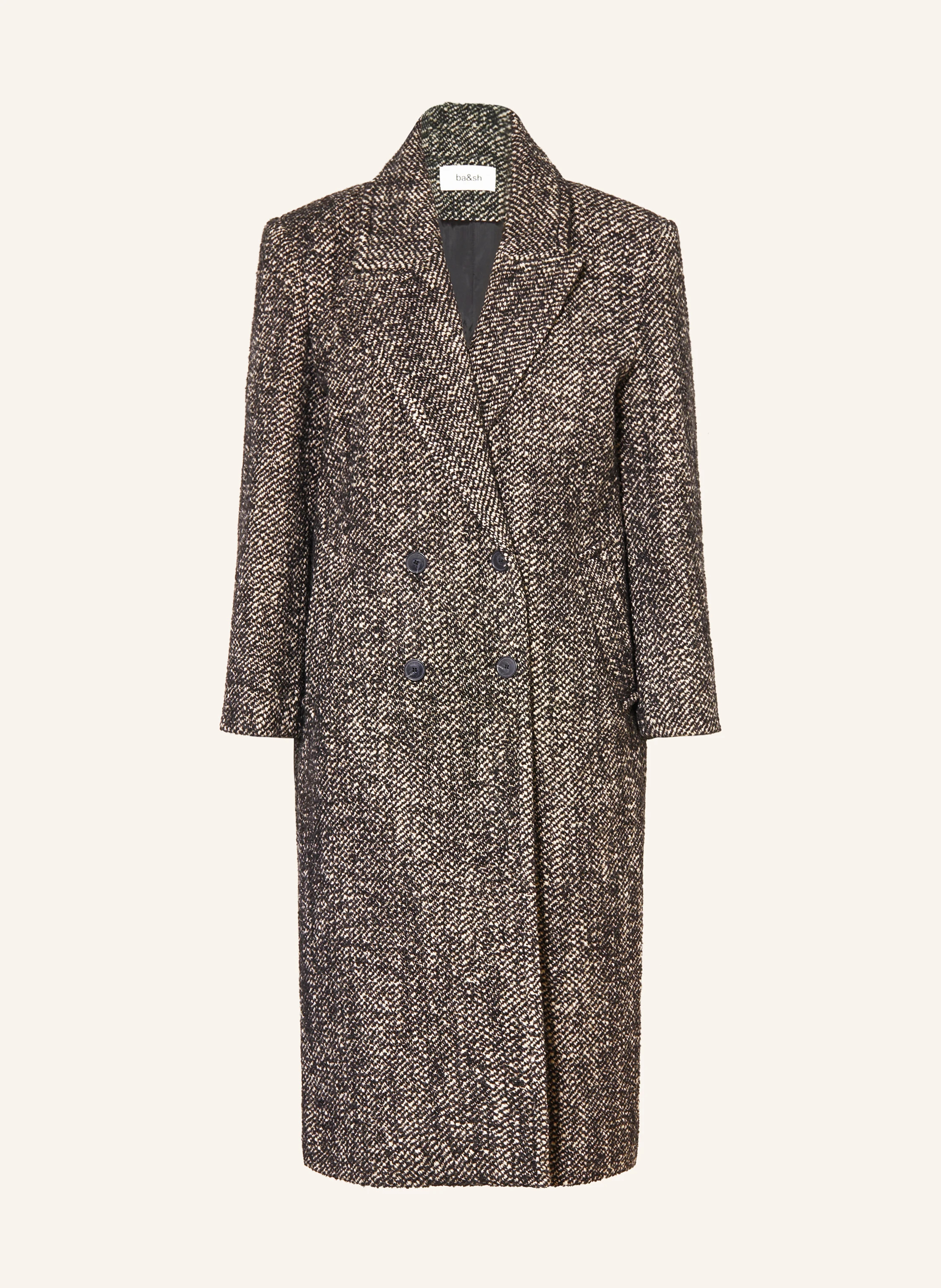 ba&sh Mantel VOXLOW in schwarz / ecru | Breuninger (DACH)