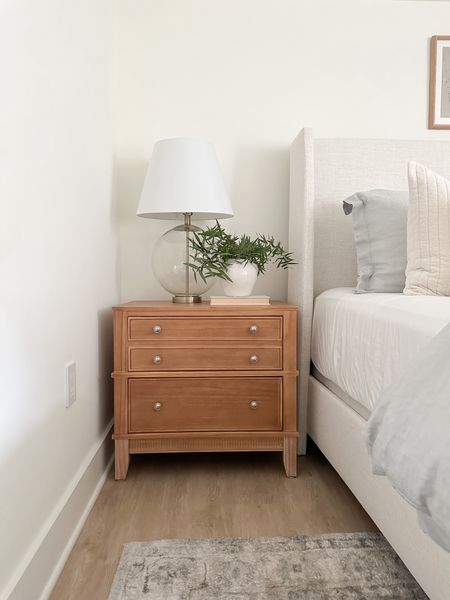 Neutral bedroom, wood, nightstands from Amazon, nightstands, with drawer, glass and brass table, lamp, light, gray linen, duvet, cover, neutral, home, decor, Amazon finds 

#LTKHome #LTKSaleAlert #LTKStyleTip
