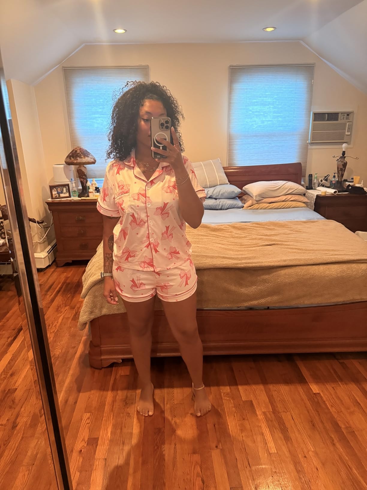 Verdusa Women's 2 Piece Pajama Sets Summer Pajamas Cute Pj Set Lounge Matching Pjs Button Shirt w... | Amazon (US)