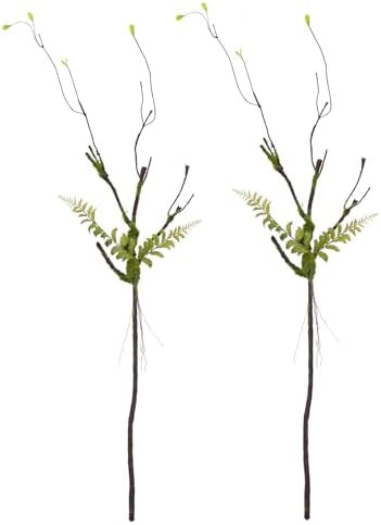 2Pcs 100cm/39in Artificial Cherry Blossom Trees Branches Natural Garland Wood Twigs Bendable Vine... | Amazon (US)