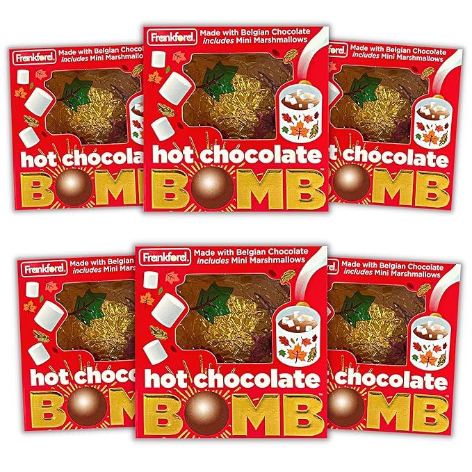 Amazon.com : Milk Chocolate Hot Chocolate Melting Balls Pack of 6 with Mini Marshmallows Inside, ... | Amazon (US)