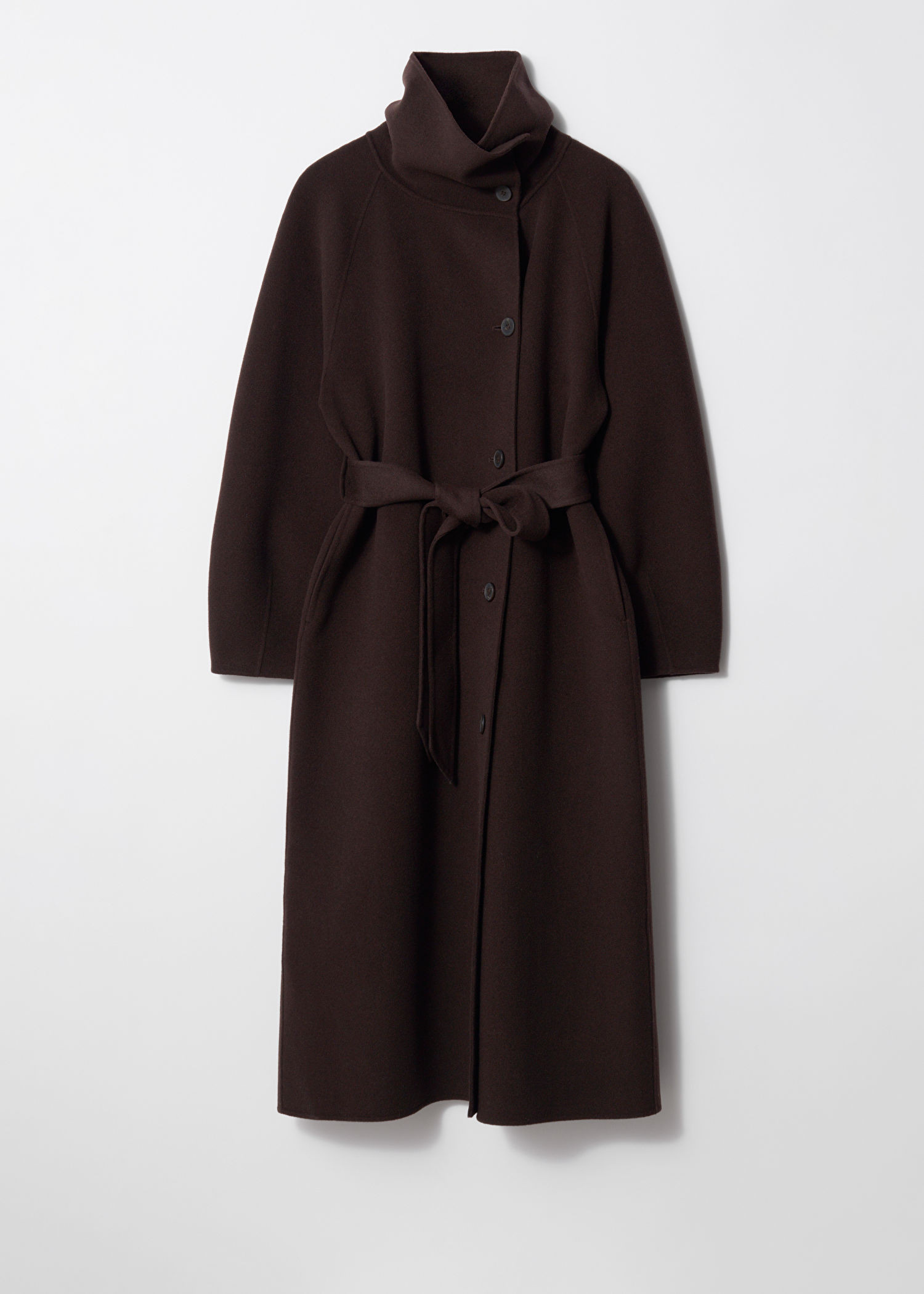 Funnel-Collar Wool Coat | & Other Stories US