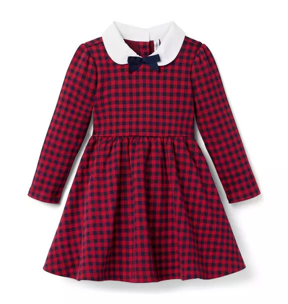 Gingham Jacquard Dress | Janie and Jack
