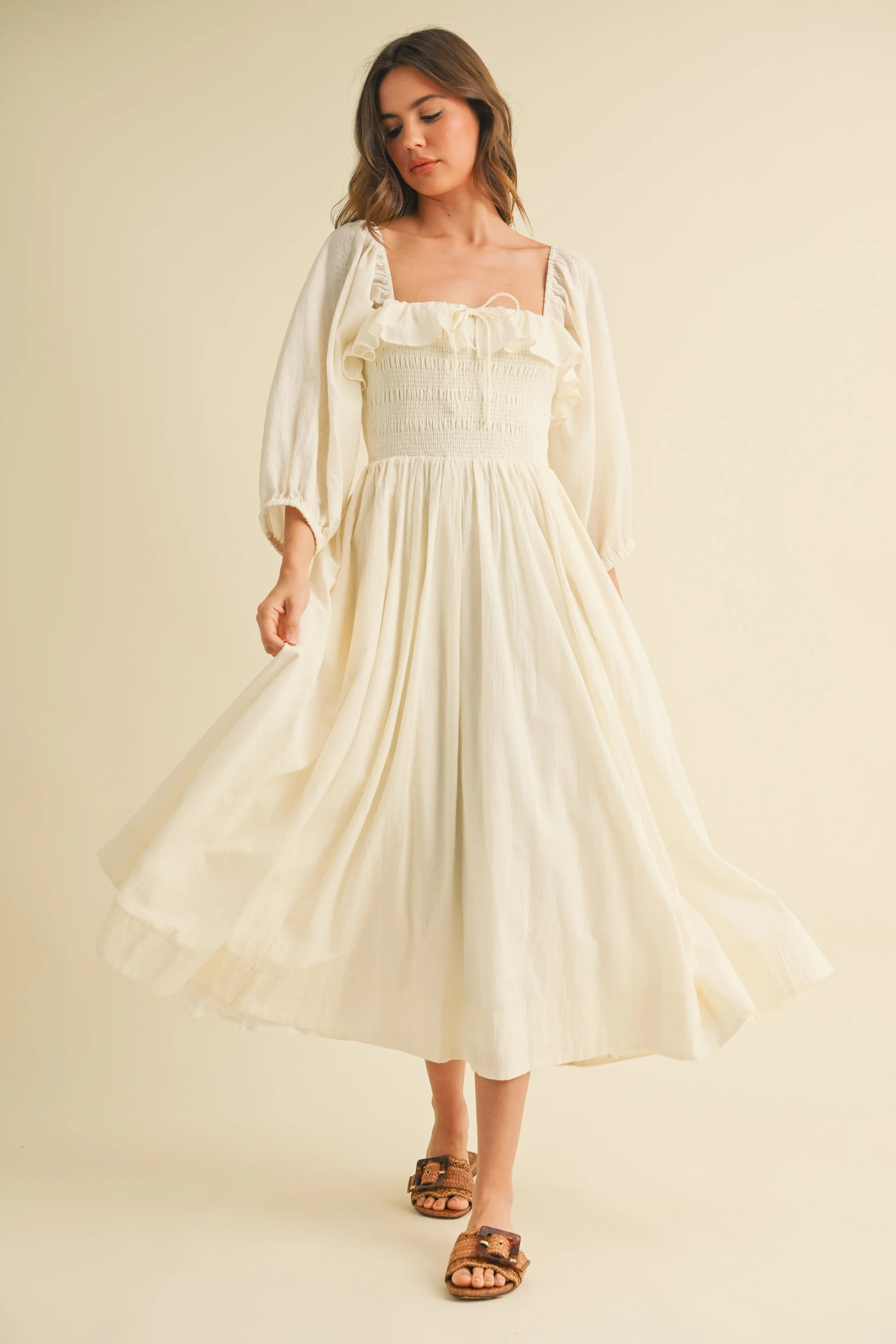 Oasis Flowy Midi Dress | Evercado