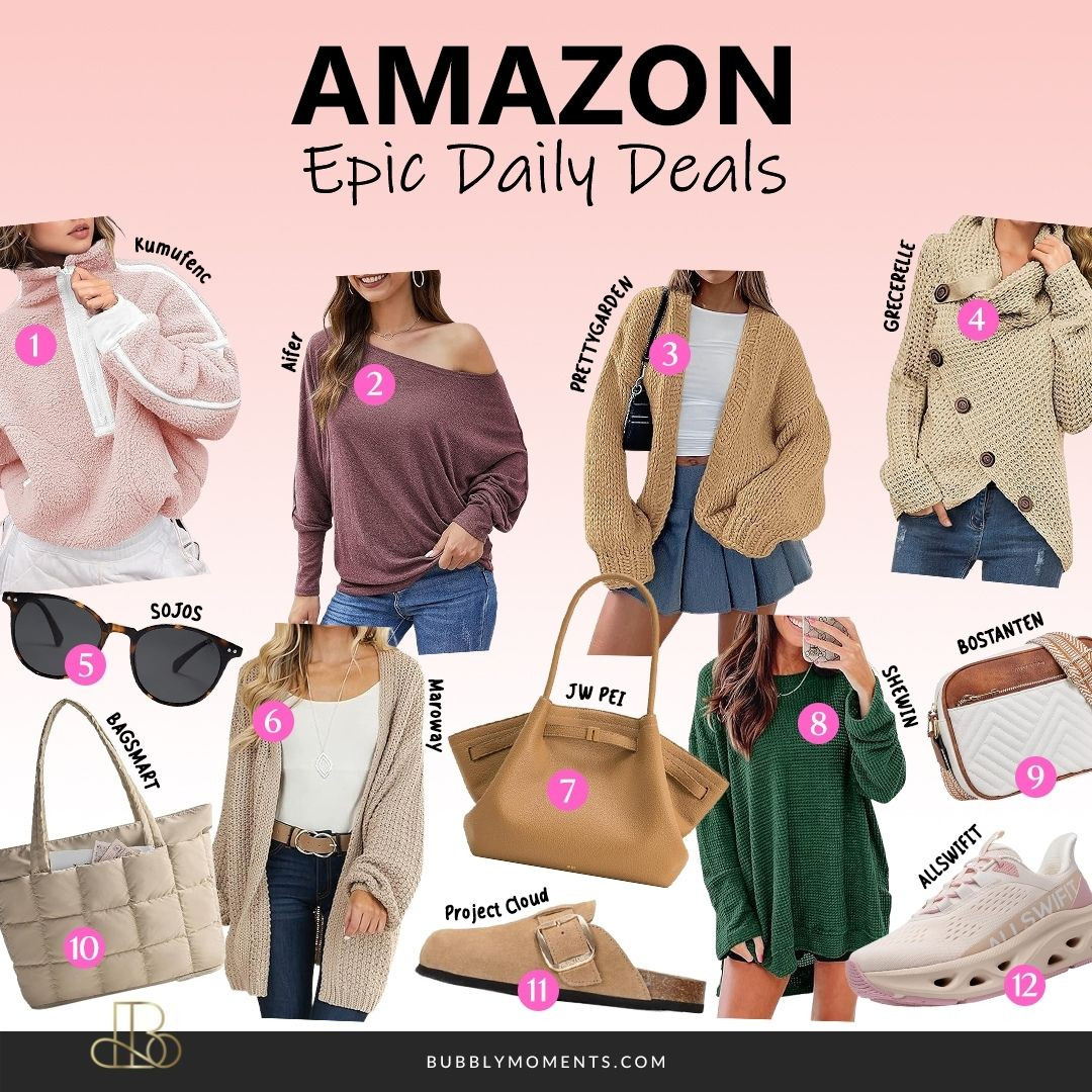 Today’s Women’s Epic Daily Deals are here and they are too good to scroll past. ✨ From everyday wardrobe staples to elevated must-haves you’ll reach for again and again, this curated Amazon find list is all about making daily style easy, comfortable, and effortlessly chic. Whether you’re refreshing your closet, upgrading your everyday essentials, or looking for versatile pieces that work from morning errands to casual nights out, these picks deliver style without the stress.
Think cozy loungewear, flattering basics, trendy accessories, beauty favorites, and practical finds every woman loves to keep on rotation. These are the kinds of pieces that sell out fast, so if something catches your eye, don’t wait too long. Save this post, tap to shop, and check back daily for new epic finds you won’t want to miss. Your future outfits will thank you. 💕
#LTKBeauty #LTKselfcare #LTKootd #EpicDailyDeals #AmazonFinds #WomenFinds #AmazonFashion #AmazonMustHaves #EverydayStyle #WomensFashion #TrendingNow #StyleInspo #ClosetEssentials #FashionFinds #OnlineShopping #ShopTheLook #CasualStyle #DailyOutfits #InfluencerFinds 

 