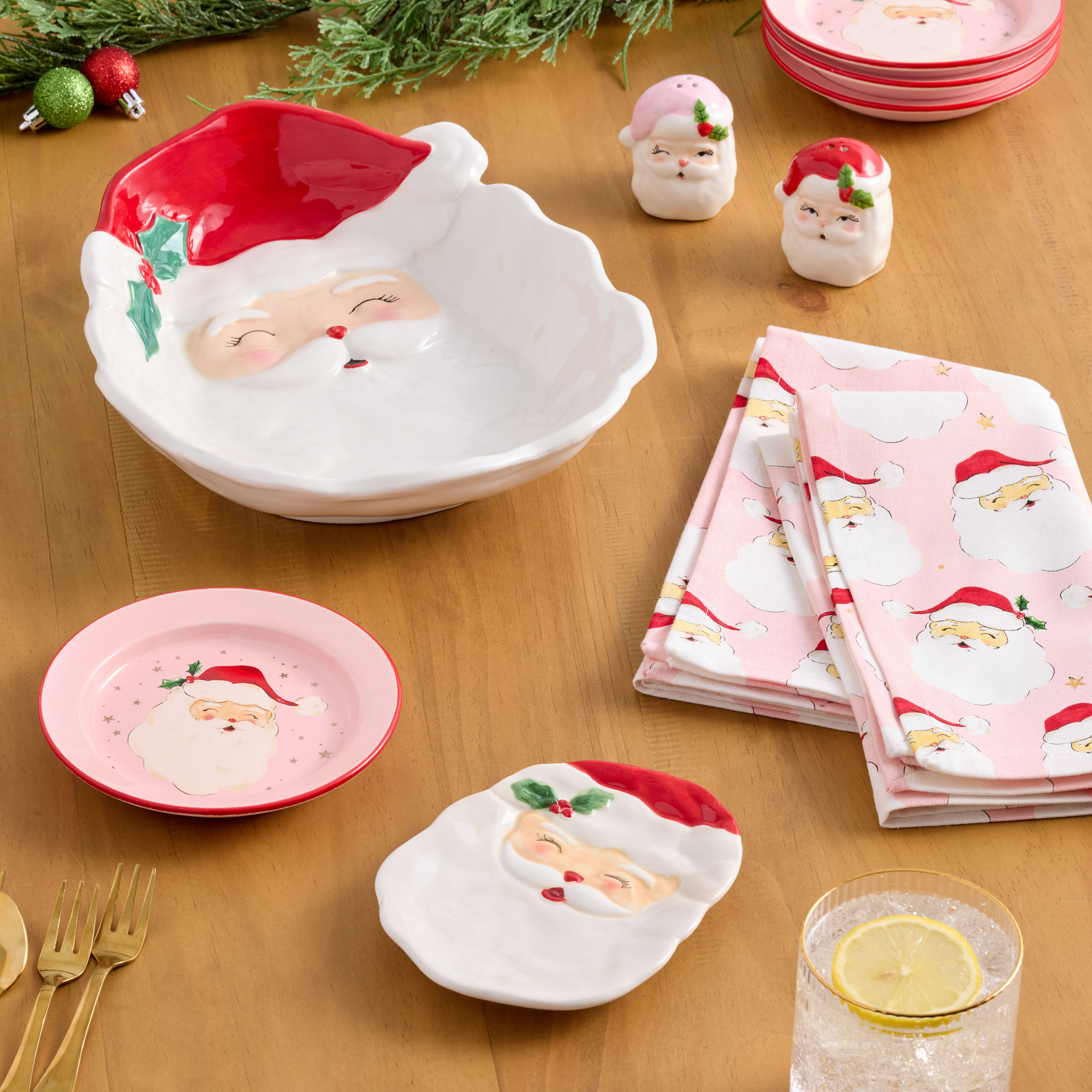 Coming to Town Santa Dishware Collection | World Market