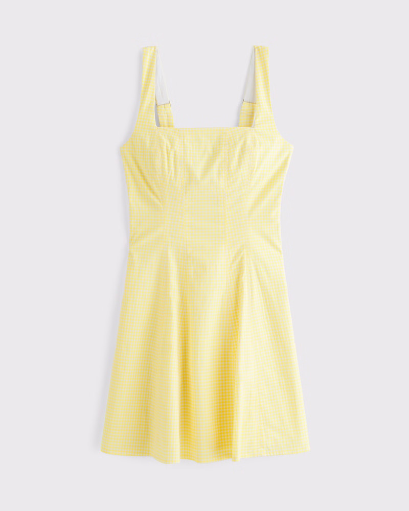 The A&F Mila Stretch Mini Dress | Abercrombie & Fitch (US)