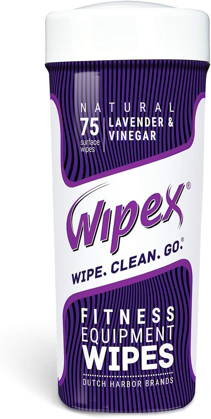 Wipex Natural Gym & Fitness Equipment Wipes, New Cloth, Vinegar & Lavender Great for Yoga Mats, P... | Amazon (US)