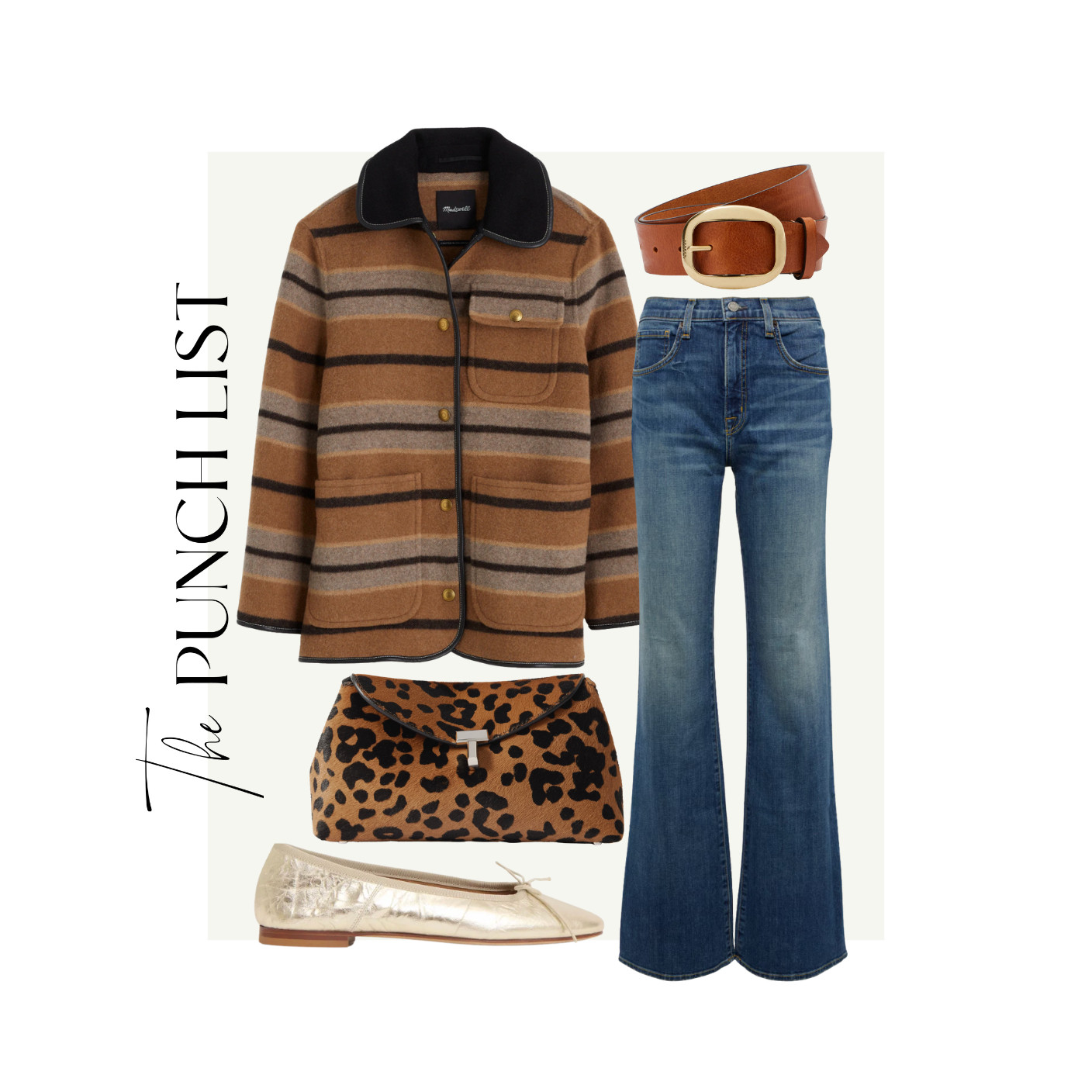 THE PUNCH LIST 👊  Fall essentials: Striped jacket, bootcut jeans, leopard clutch, and more!  

 #LTKSeasonal #LTKFindsUnder100 #LTKStyleTip