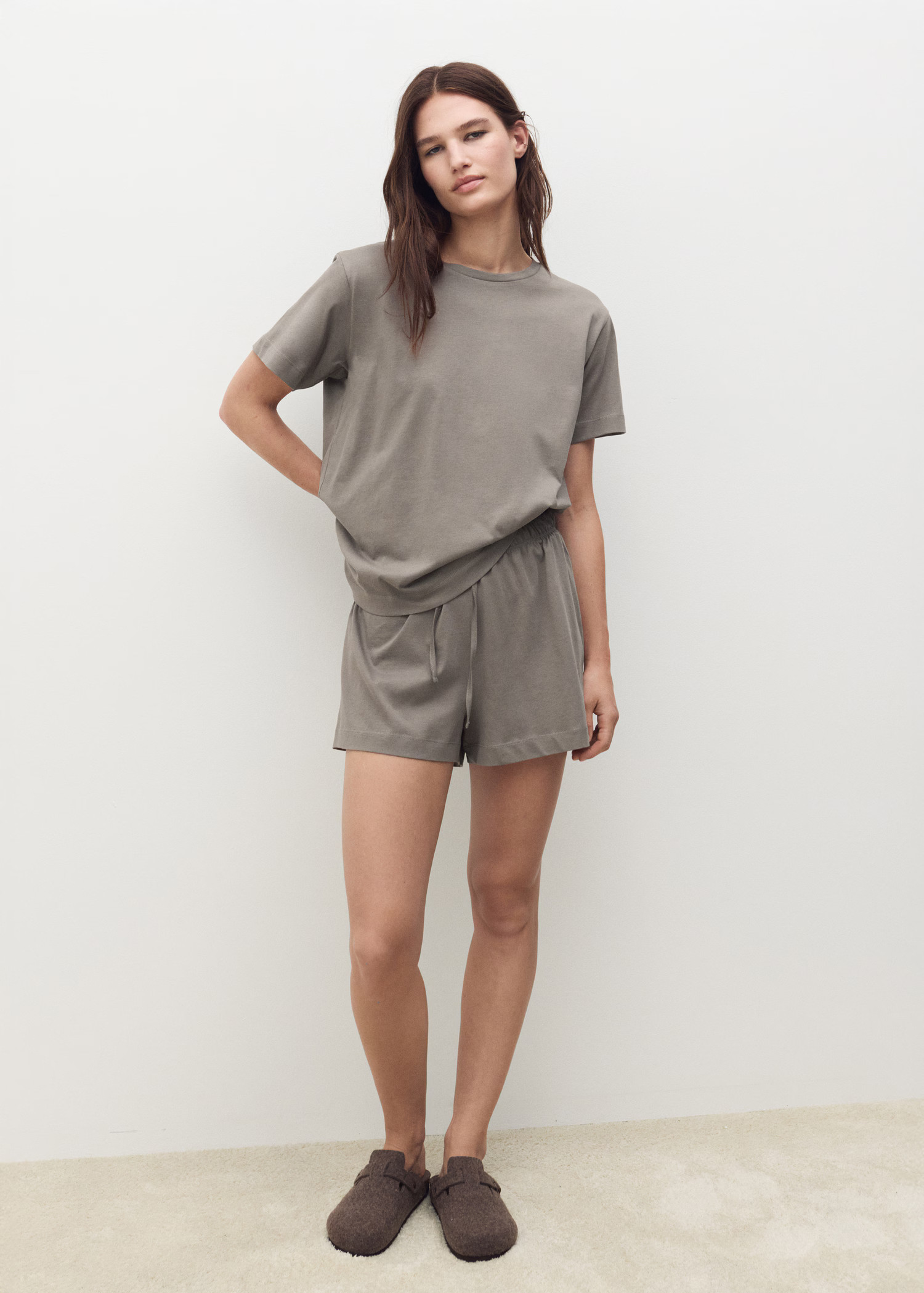 Cotton two-piece short-sleeved pyjamas | MANGO (UK)