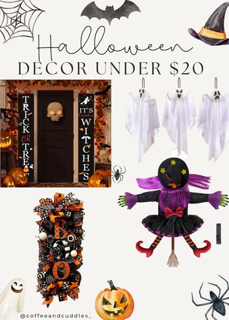 Halloween Decor Under $20 🎃🕸

#LTKSeasonal #LTKHalloween #LTKhome