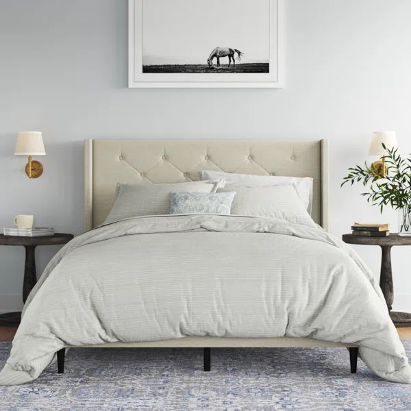 Girton Upholstered Bed | Wayfair North America