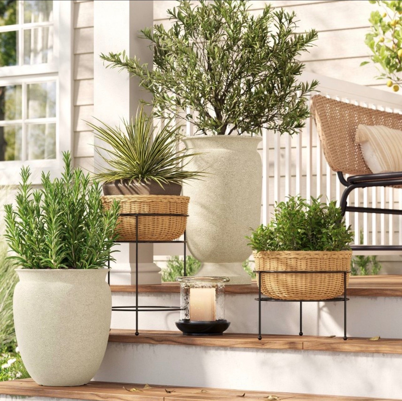 Outdoor Patio, Outdoor Living, Patio Decor, Planters, Wicker Planters, Modern Planters, Front Porch Decor, Entryway Decor

#LTKHome #LTKSeasonal #LTKmomlife