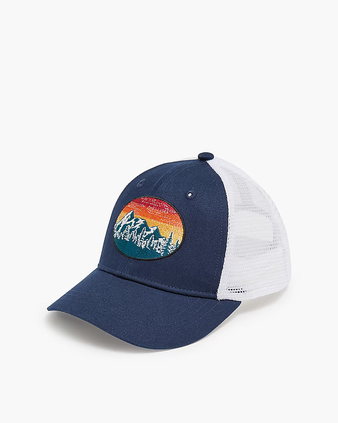 Boys' sunset trucker hat | J.Crew Factory