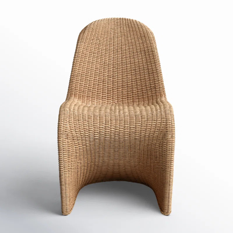 Daughtery Wicker Outdoor Dining Side Chair | Wayfair North America