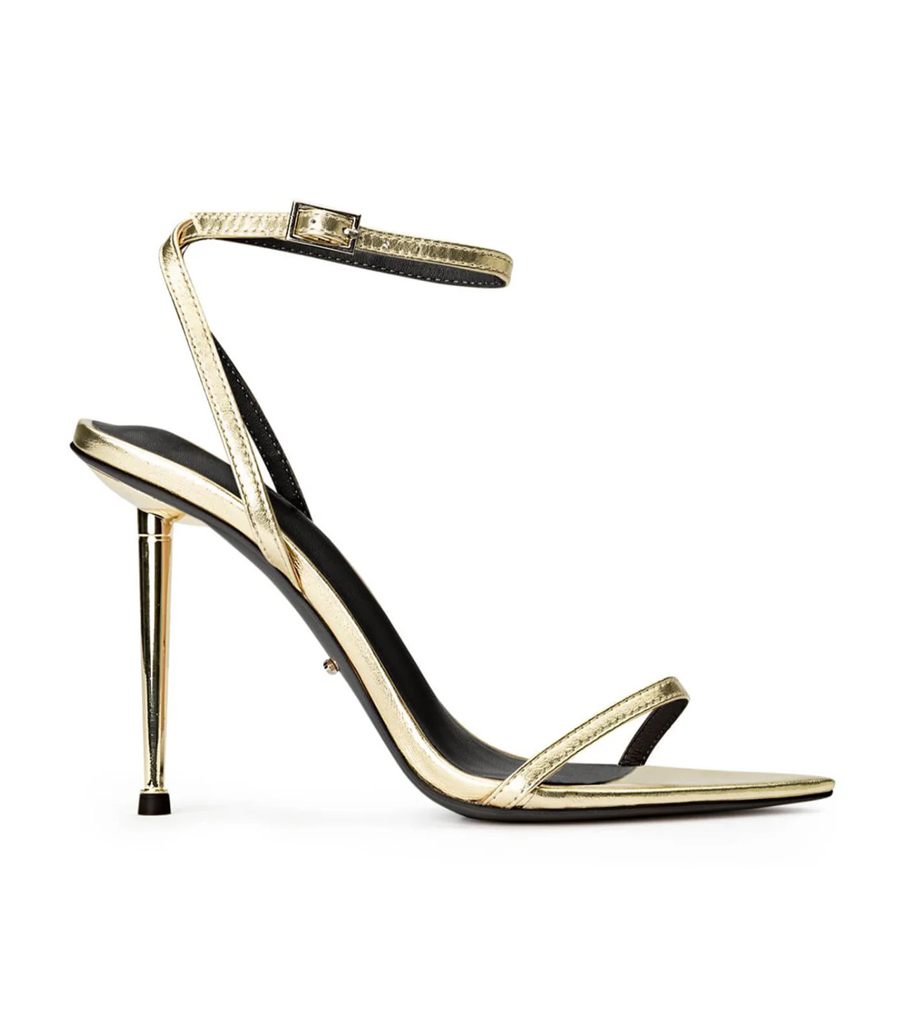 Myra Gold Nappa Metallic Heels | Tony Bianco US