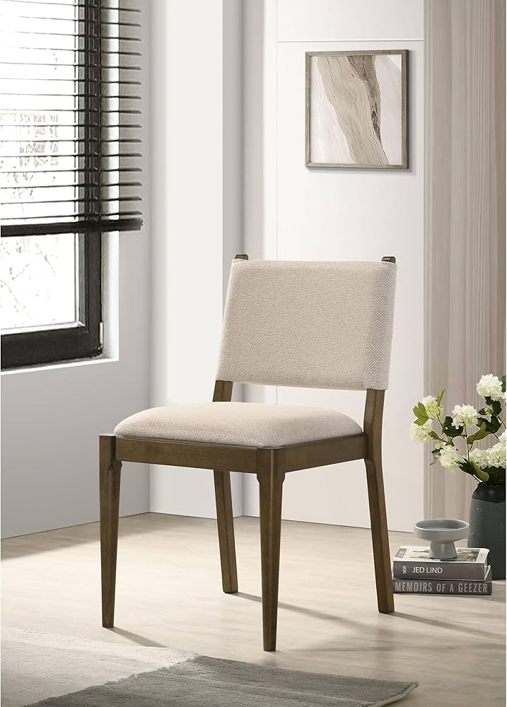 GOWE Crispin Brown Upholstered Dining Side Chair (Set of 2) | Amazon (US)