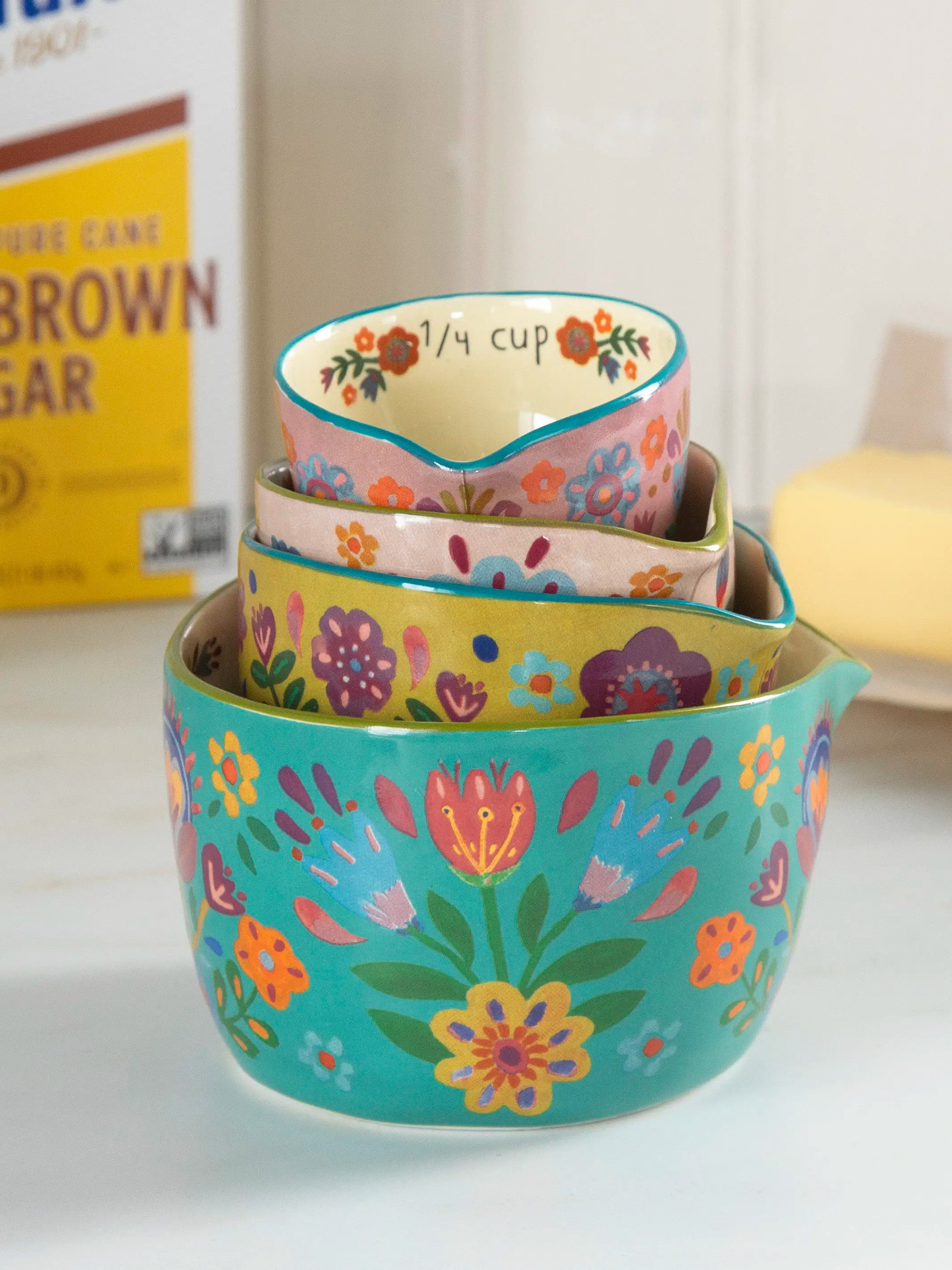 Ceramic Nesting Measuring Cups | Natural Life