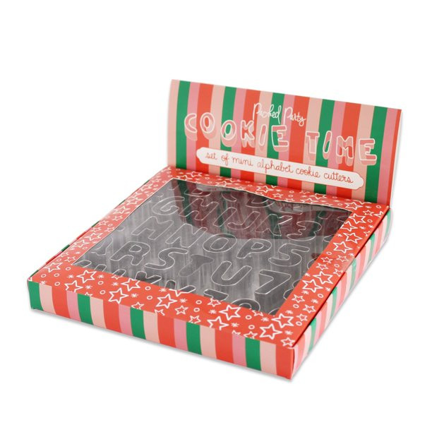 Packed Party Cookie Time Mini Alphabet Cookie Cutters | Walmart (US)