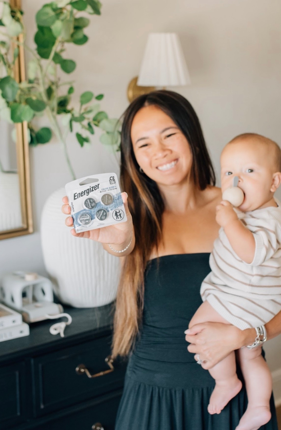 #AD #SponsoredByEnergizer @energizer  
As he gets older, new adventures begin and he's getting more curious. We take every precaution we can and that’s why we use Energizer(R) 3-in-1 Child Shield(TM) Coin Lithium Batteries, which have three layers of defense: Child-resistant packaging, a bitter coating to help prevent ingestion, and Color Alert Technology which dyes the mouth blue within seconds of touching saliva to help alert caretakers to act fast. @shop.ltk #liketkit @target #Target #TargetPartner 
